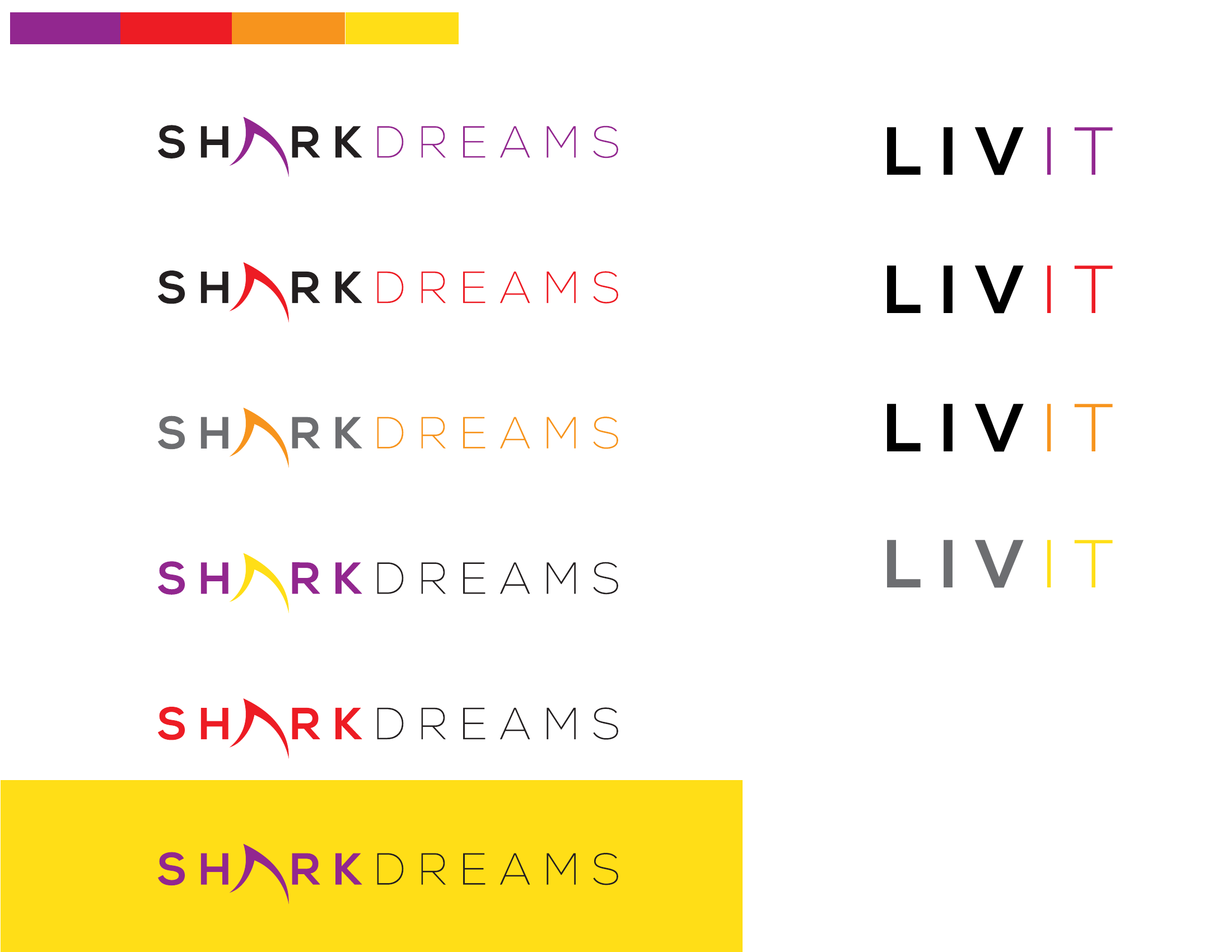 SharkDreams and LIVIT brand marks